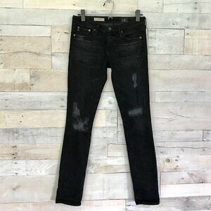 AG The Stilt 2 Years Remote Distressed Jeans 25